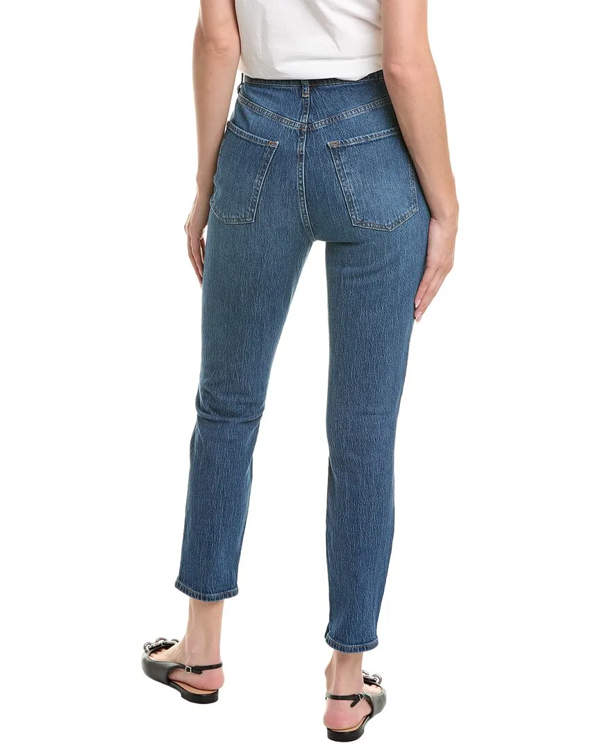 Triarchy Ms. Ava Medium Indigo High-Rise Retro Skinny Jean