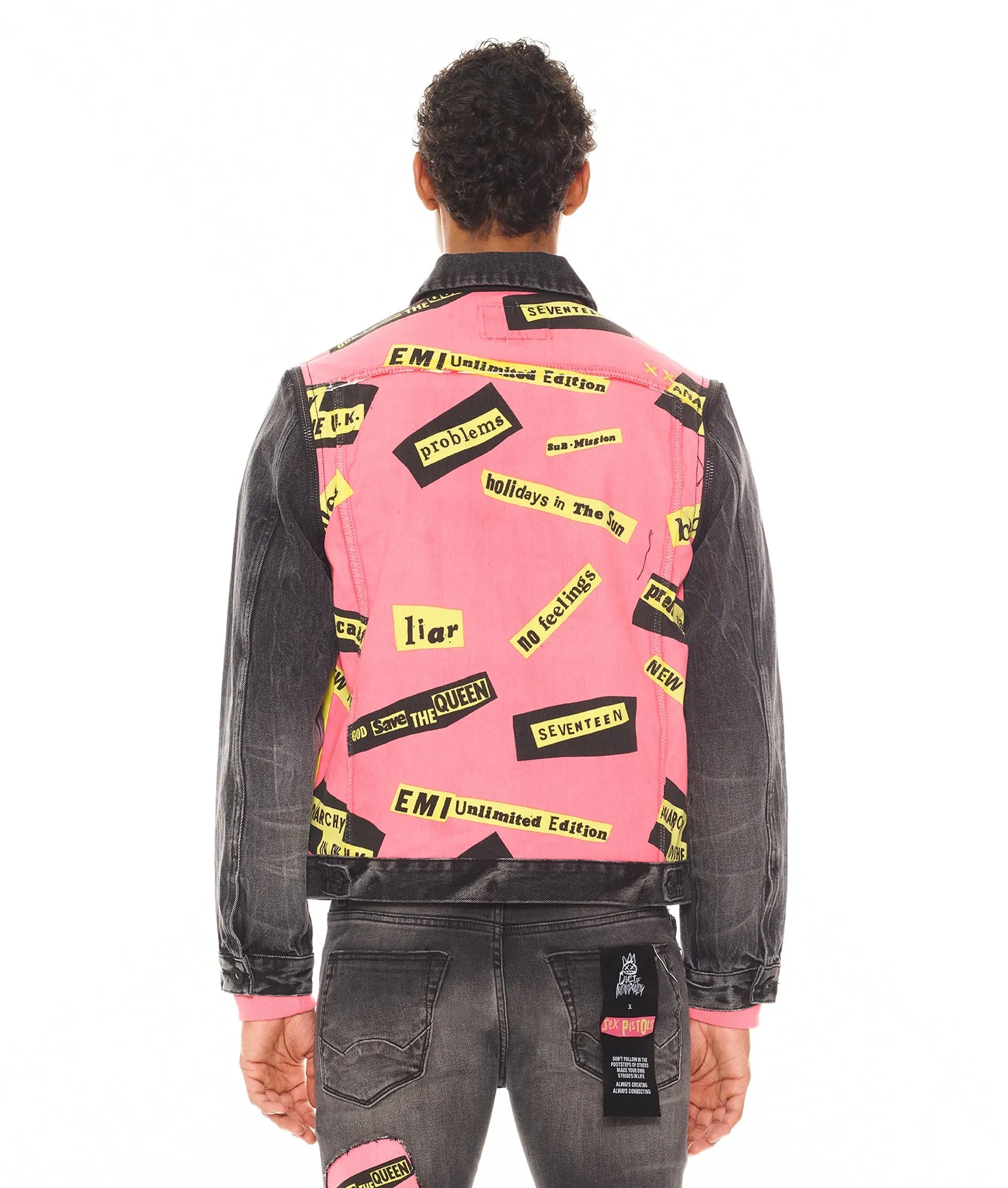 Type Ii Jacket With Zip Off Sleeves "Sex Pistols"
