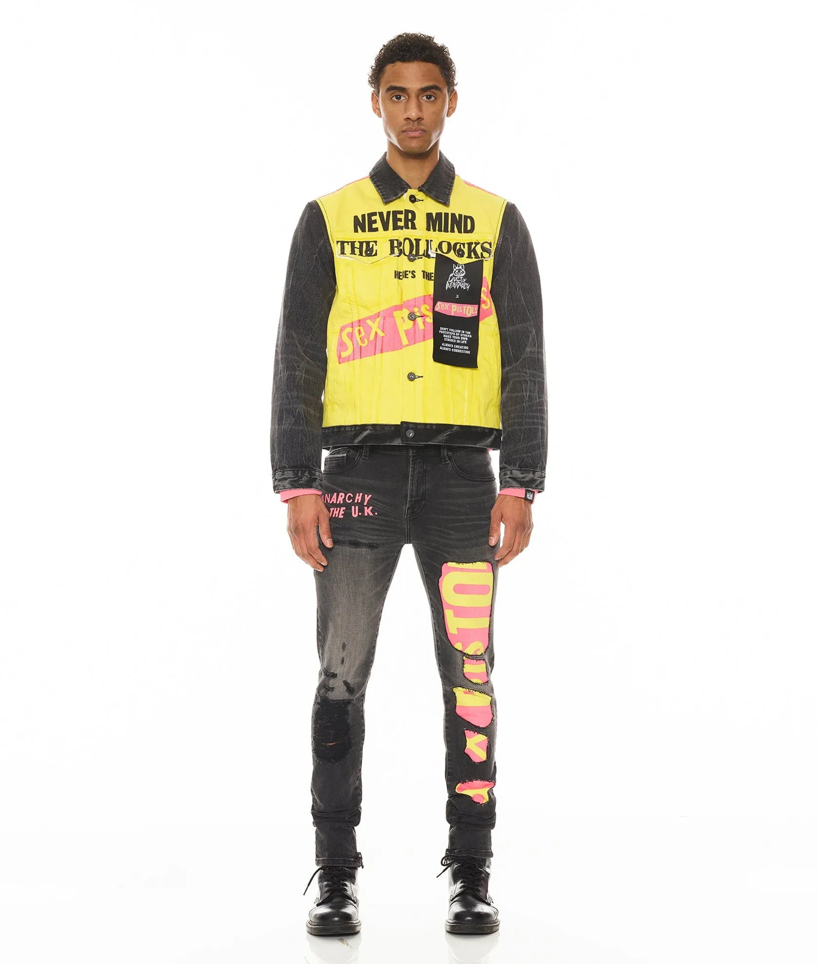 Type Ii Jacket With Zip Off Sleeves "Sex Pistols"