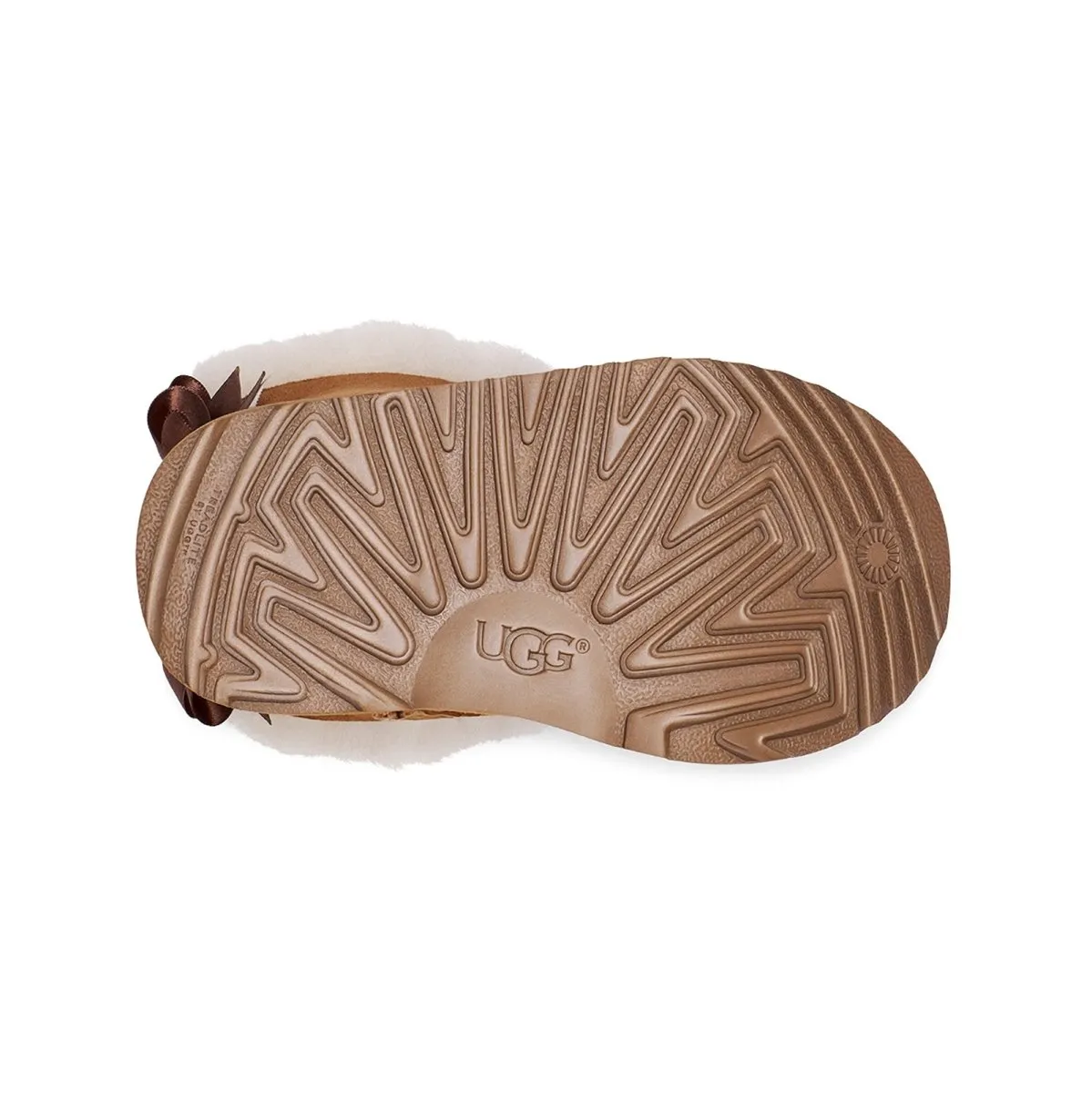 UGG Girl's Bailey Bow II Chestnut UGG Shoes