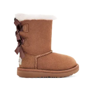 UGG Girl's Bailey Bow II Chestnut UGG Shoes
