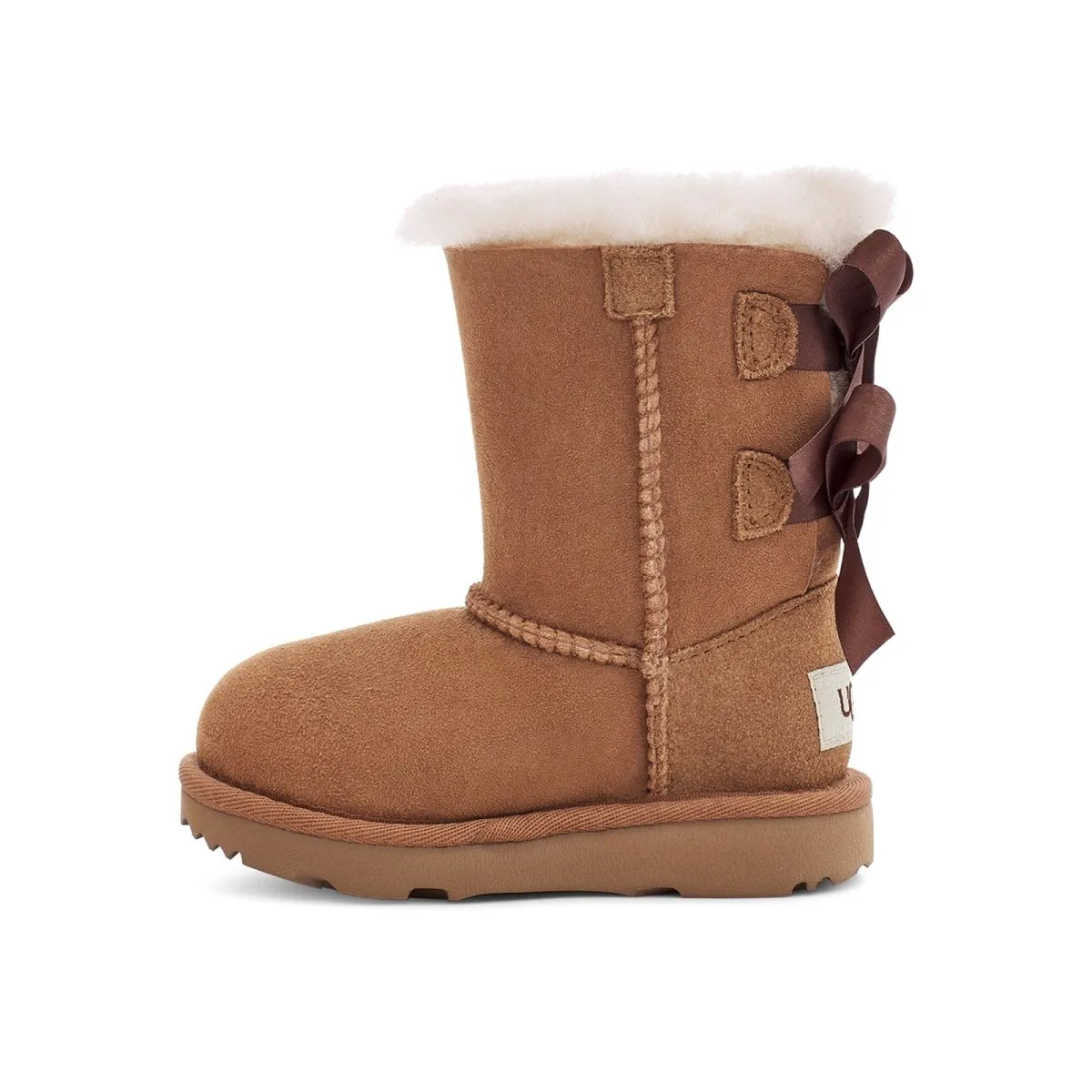 UGG Girl's Bailey Bow II Chestnut UGG Shoes
