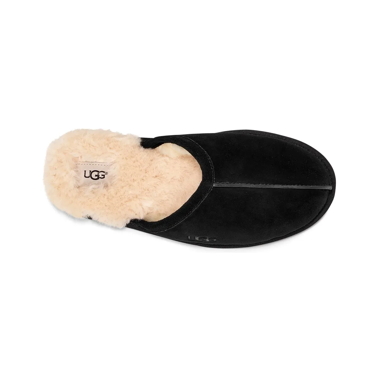 UGG Men's Scuff Black Suede UGG Shoes