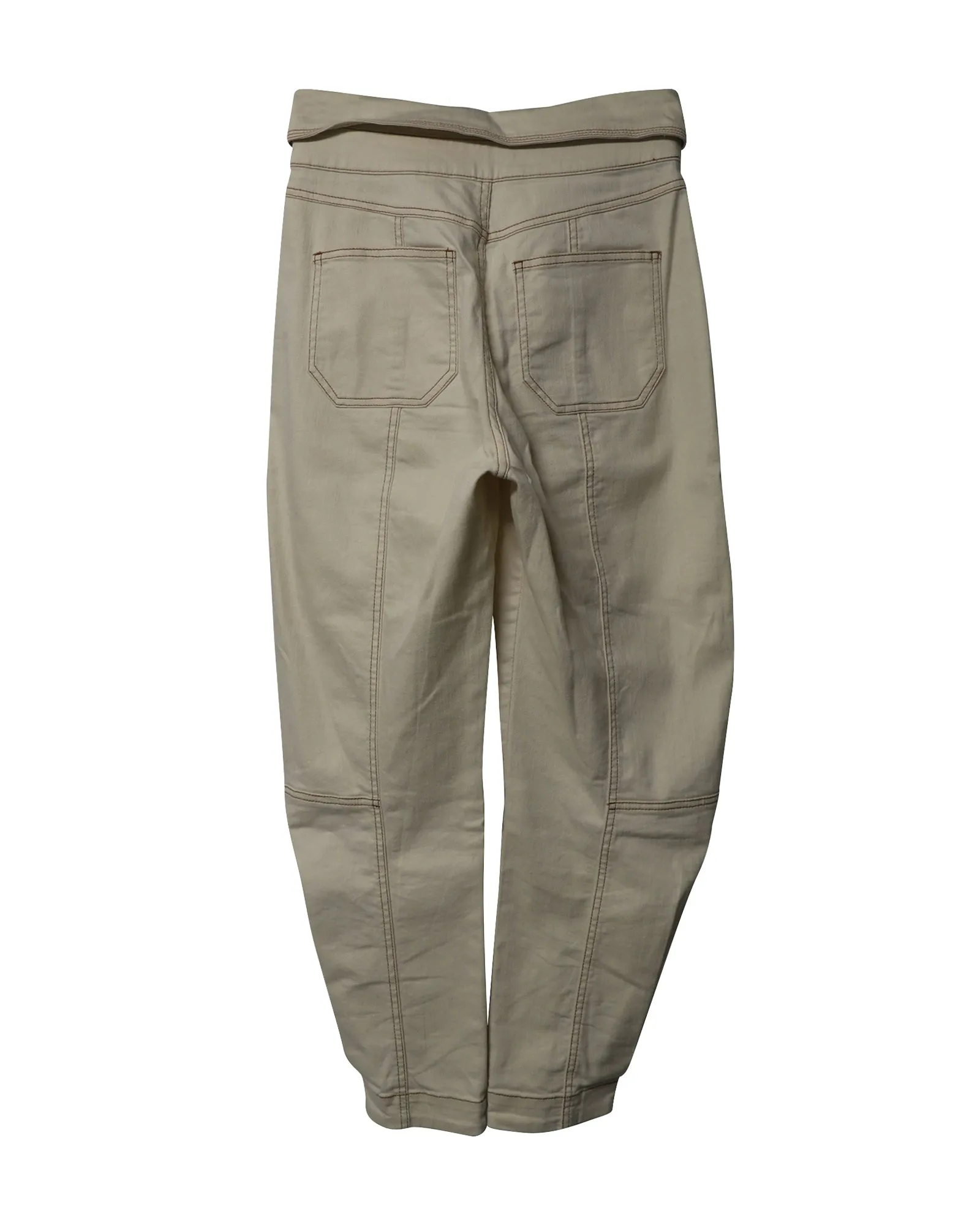 Ulla Johnson Storm Jeans in Cream Cotton
