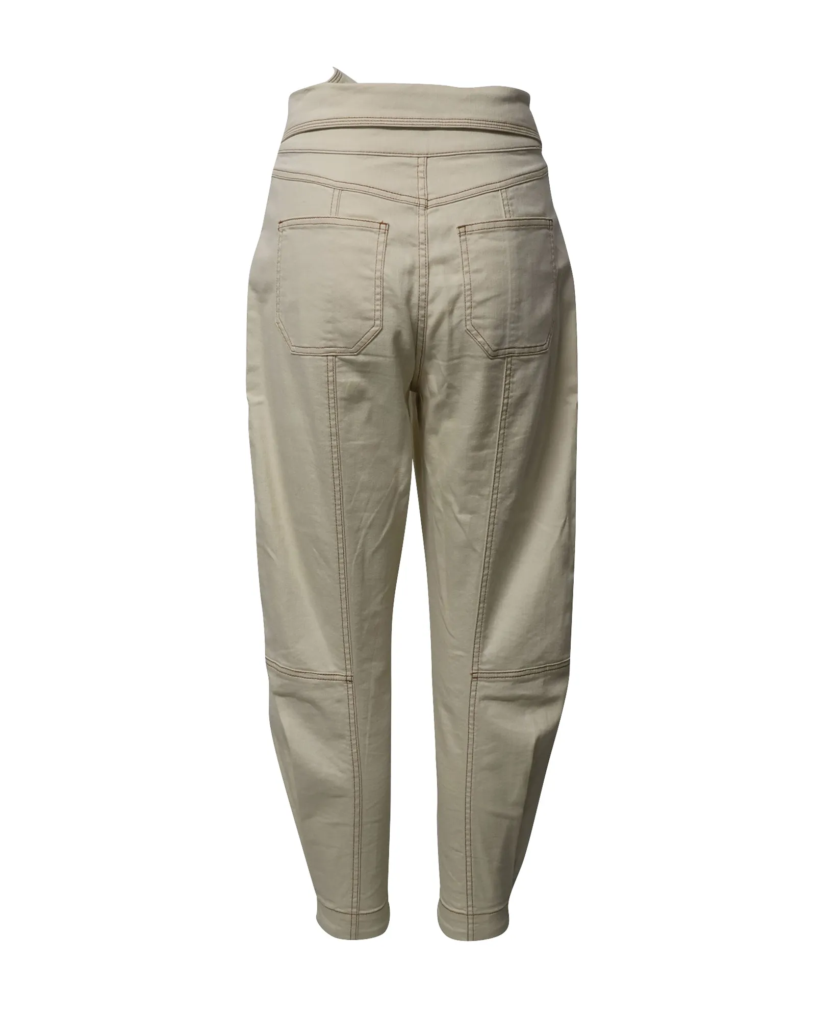 Ulla Johnson Storm Jeans in Cream Cotton