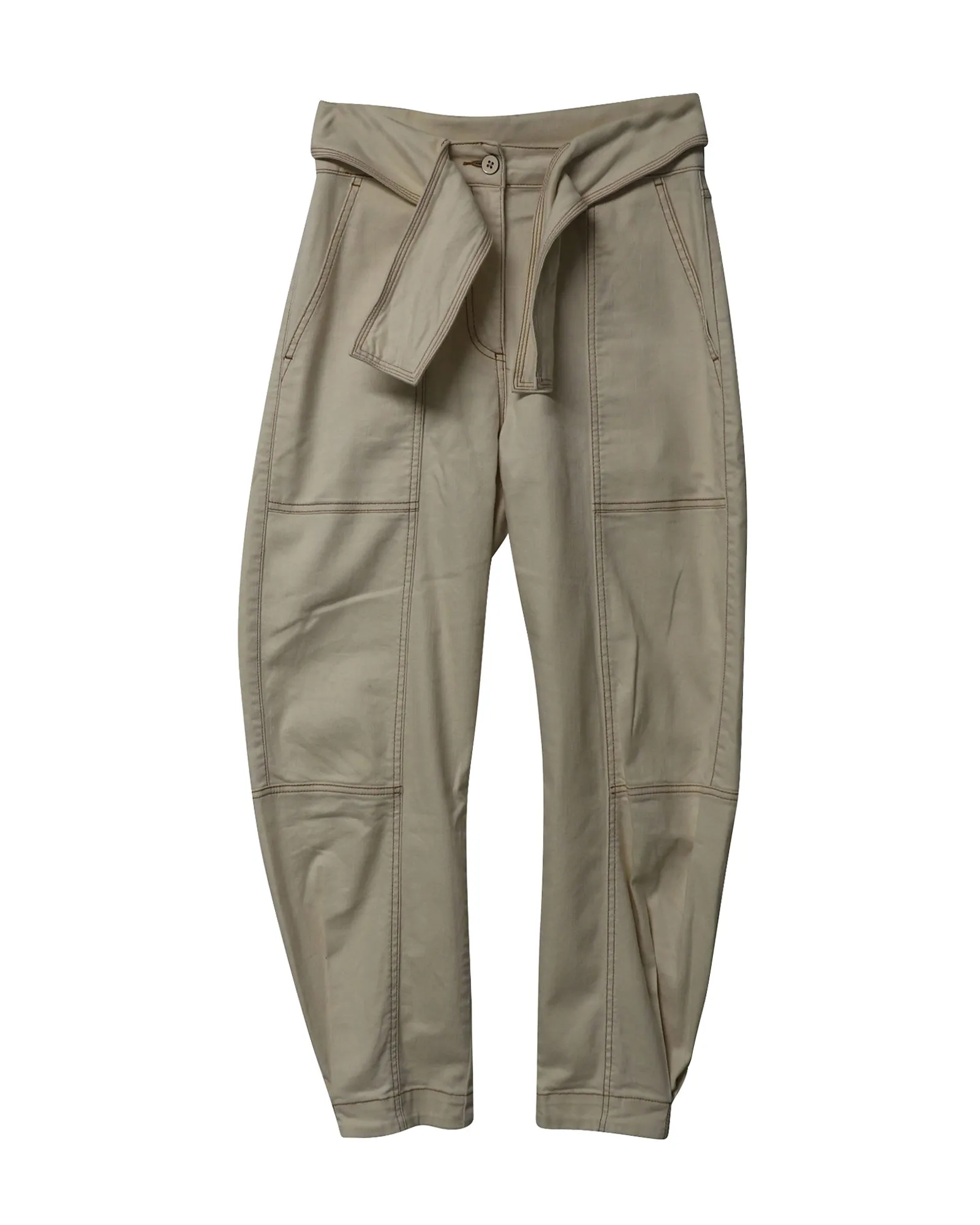 Ulla Johnson Storm Jeans in Cream Cotton