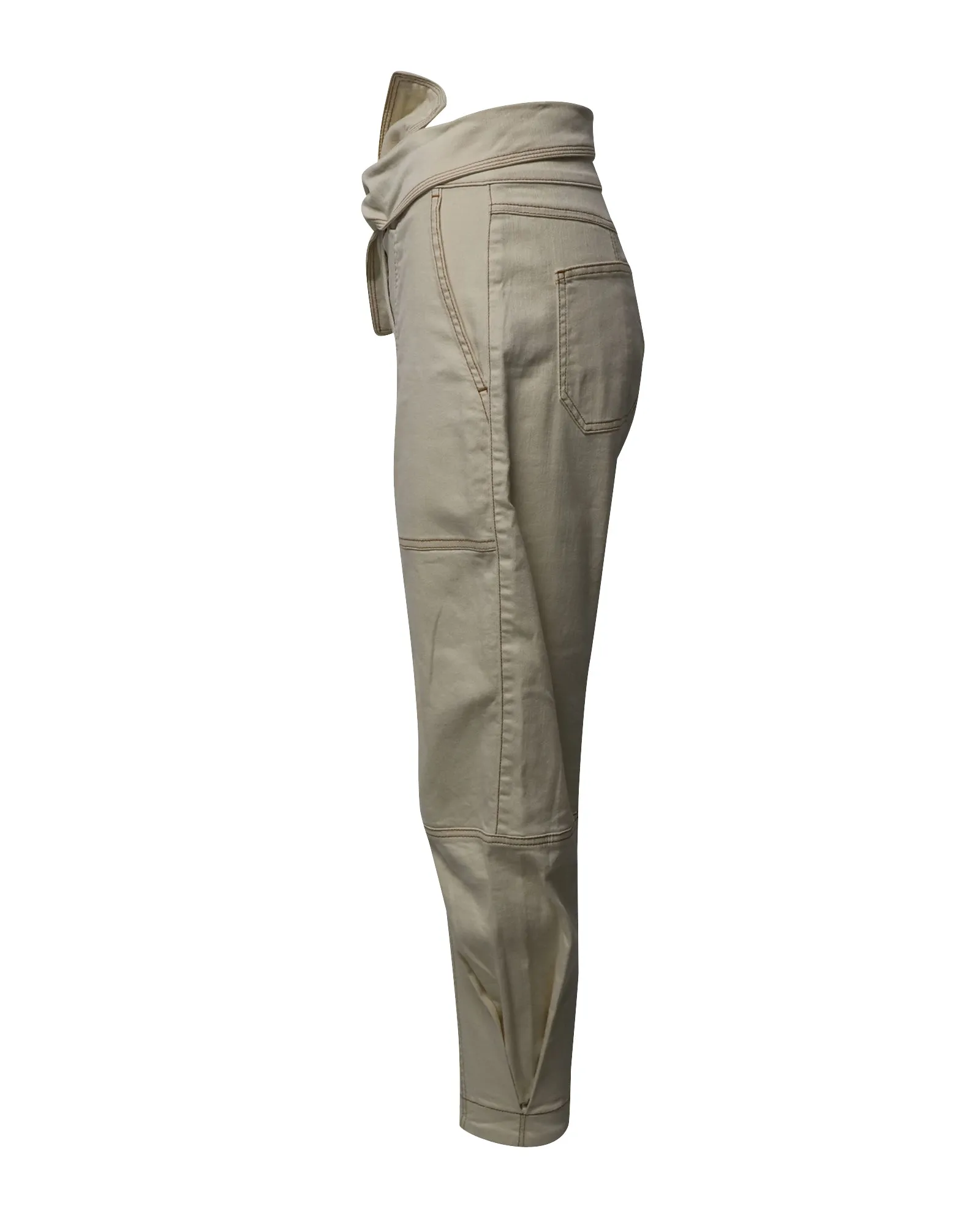 Ulla Johnson Storm Jeans in Cream Cotton