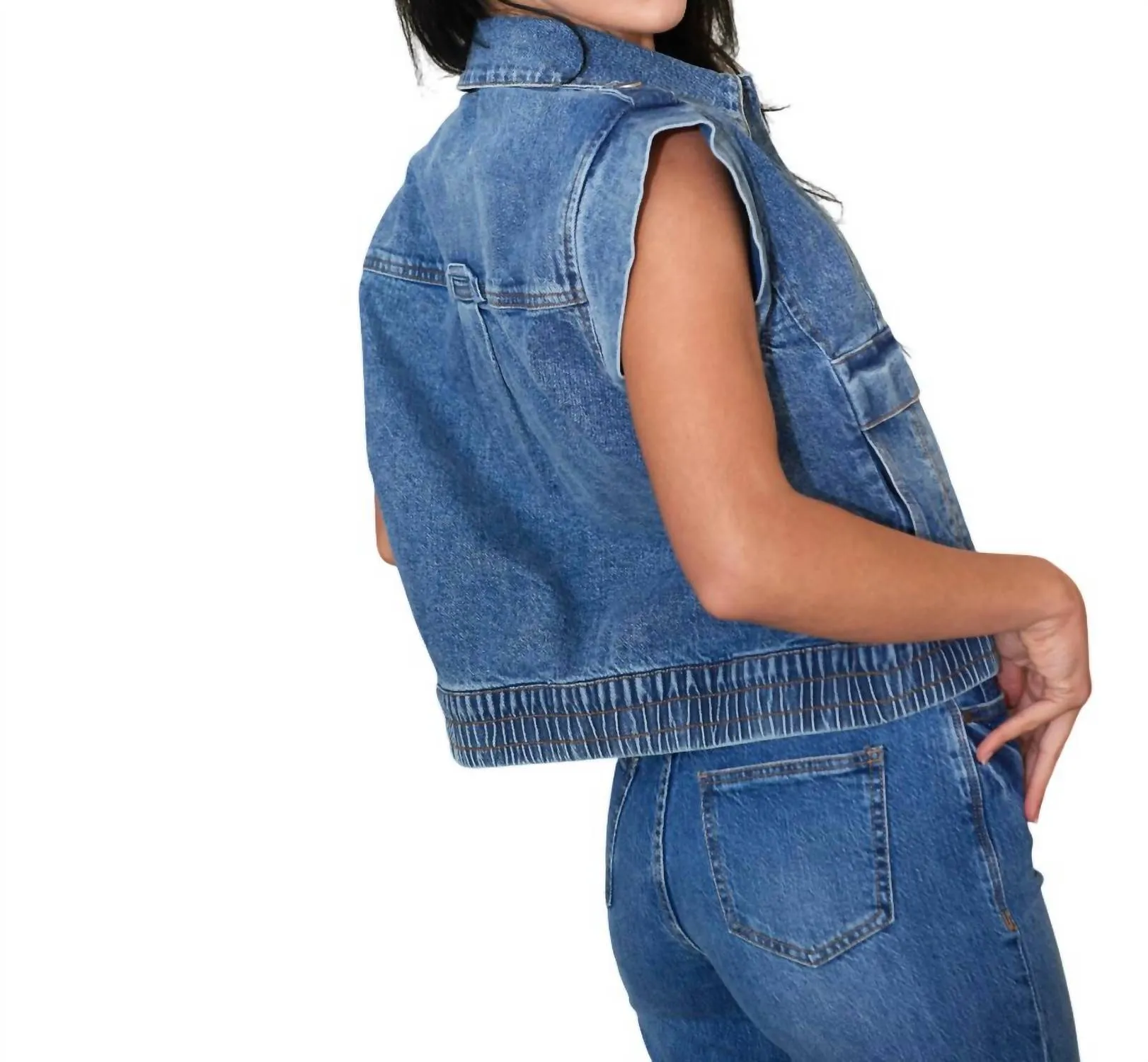 Utility Vest In Ocean
