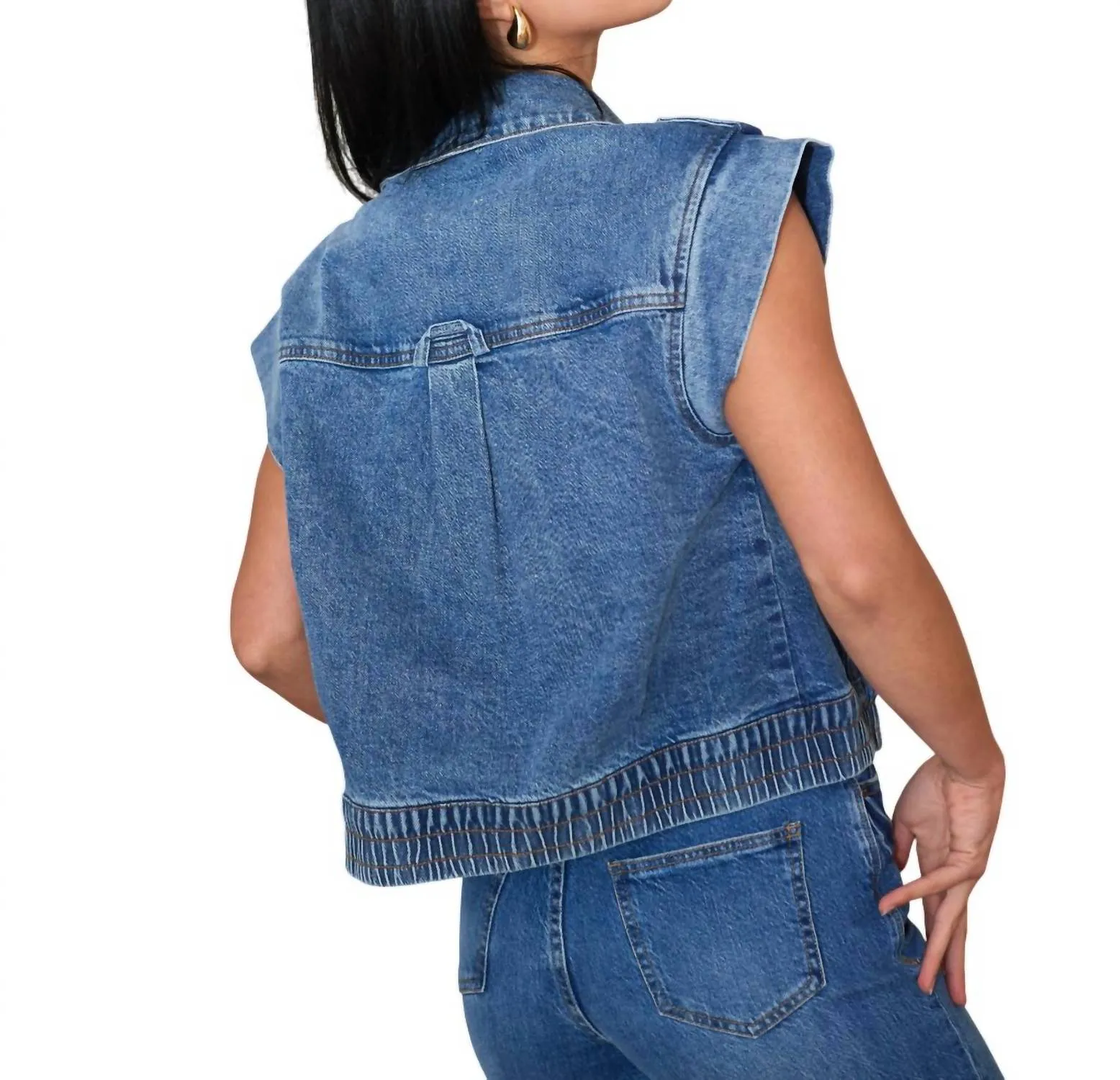 Utility Vest In Ocean