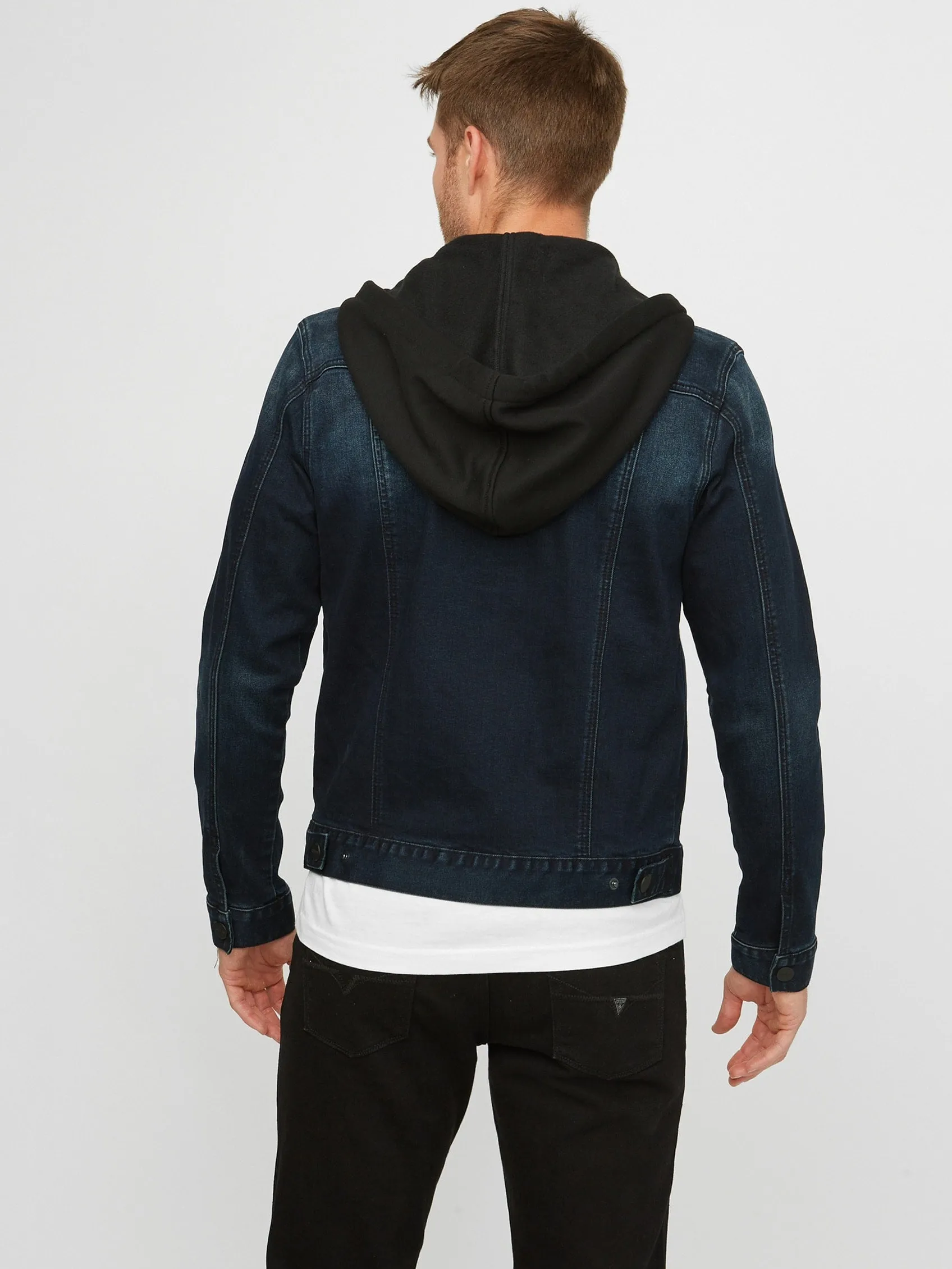 Vertix Hooded Denim Jacket