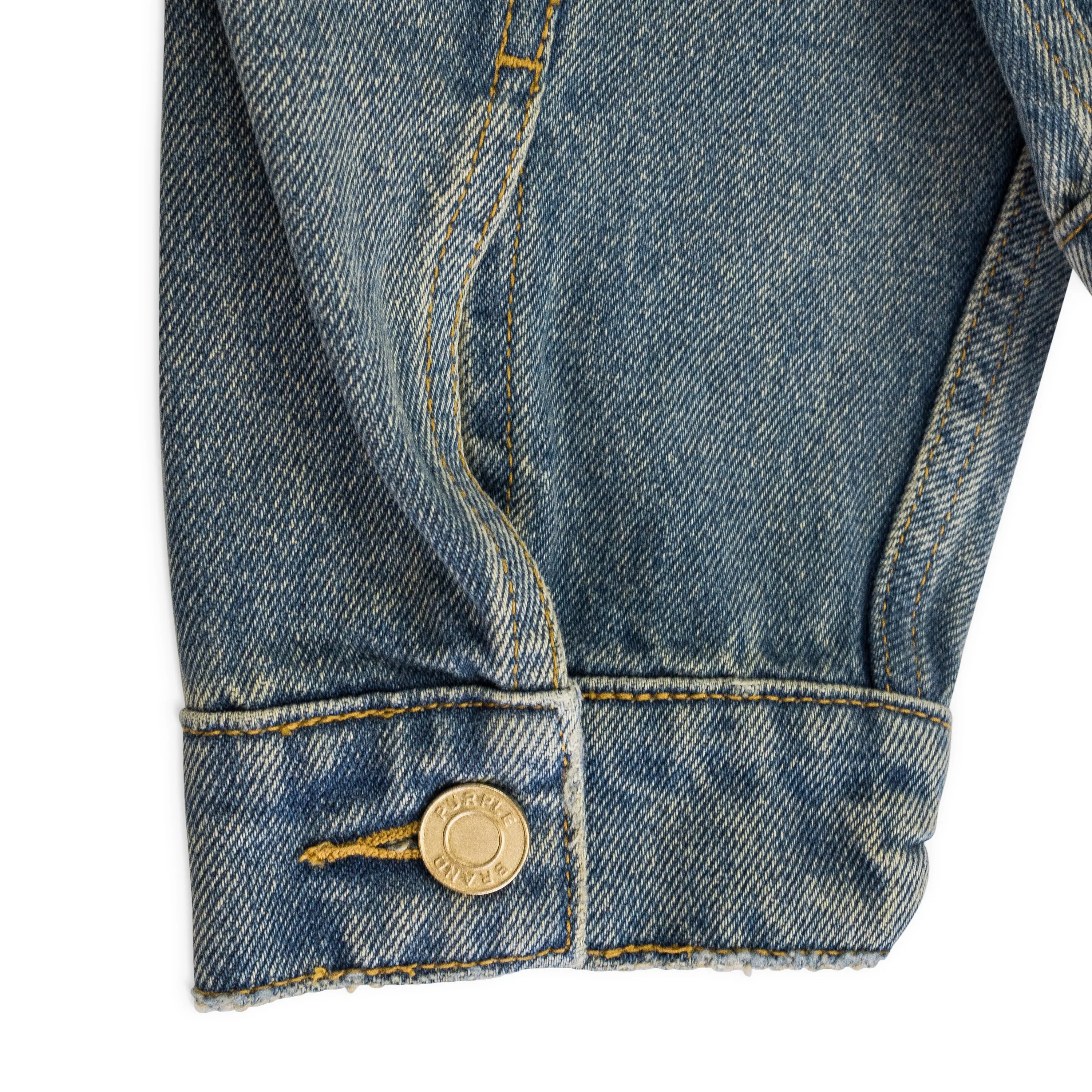 VINTAGE DIRTY OVERSIZED Indigo DENIM JACKETS