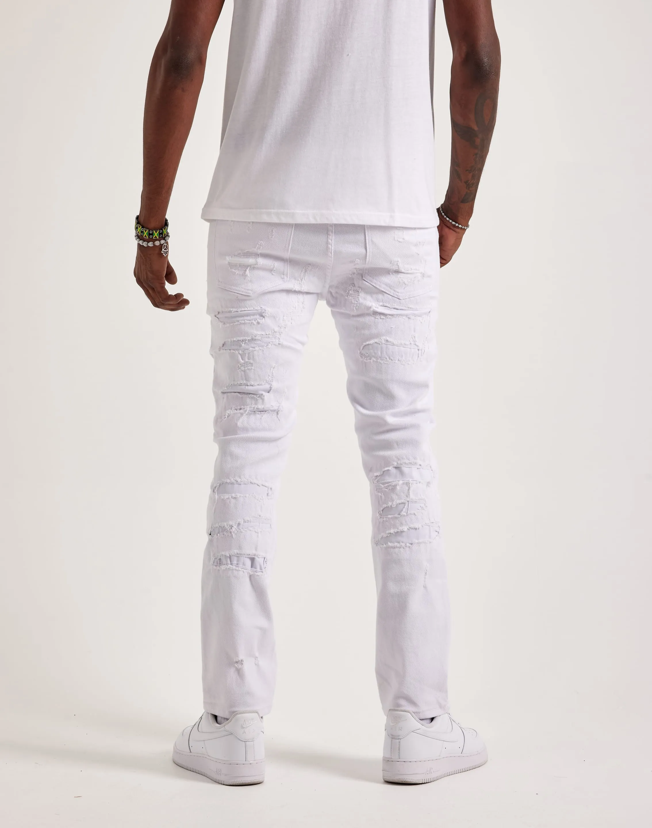 WAIMEA Skinny Rip & Repair Jeans