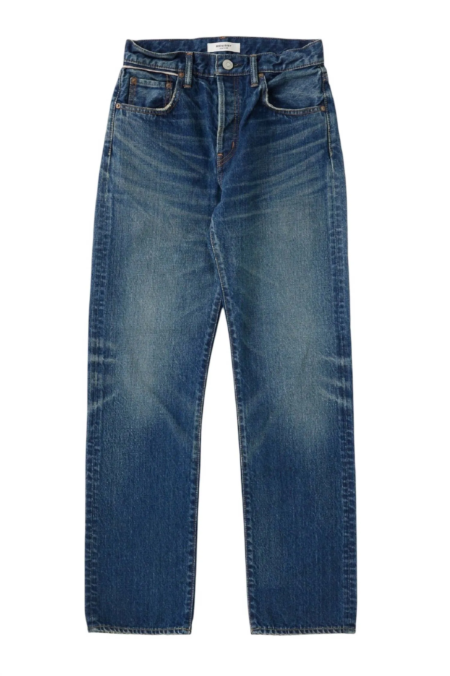 Walnut Straight Jeans In Dark Blue