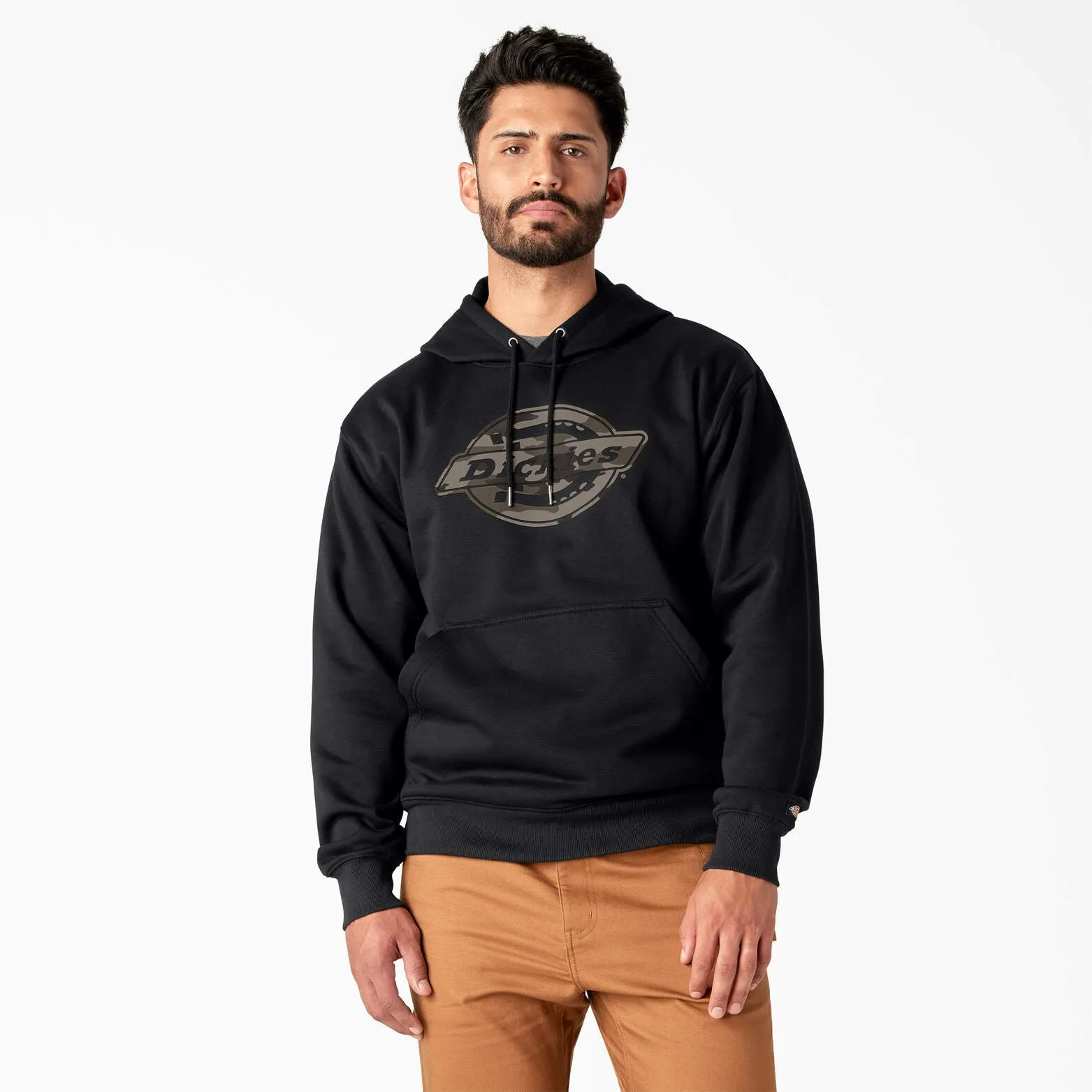 Water Repellent Camo Logo Hoodie