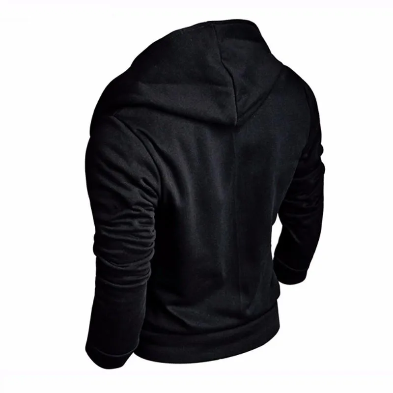 West Louis™ Solid Fleece Zipper Sweatshirt