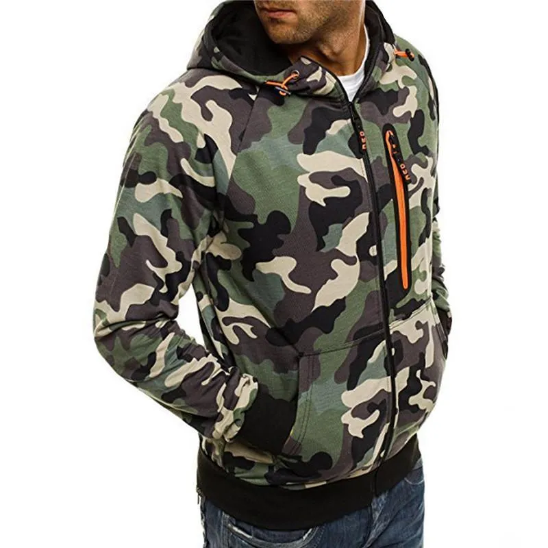 West Louis™ Winter Causal Camo Hoodies