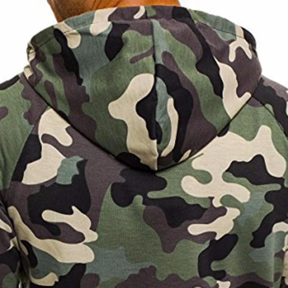 West Louis™ Winter Causal Camo Hoodies