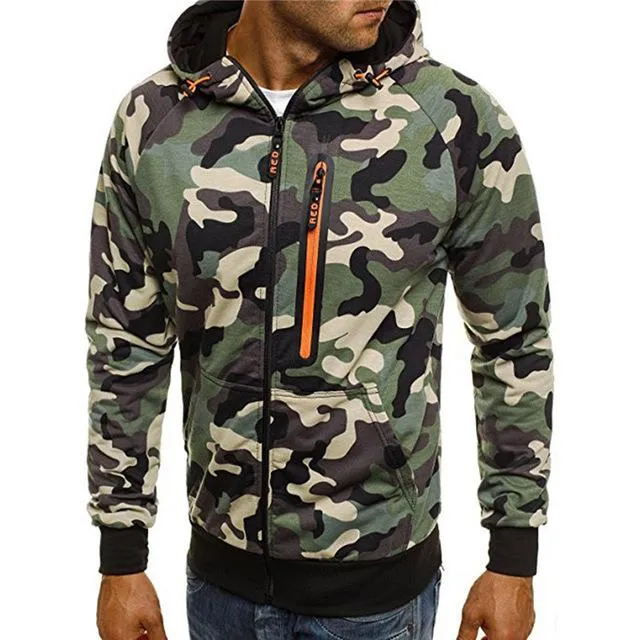 West Louis™ Winter Causal Camo Hoodies