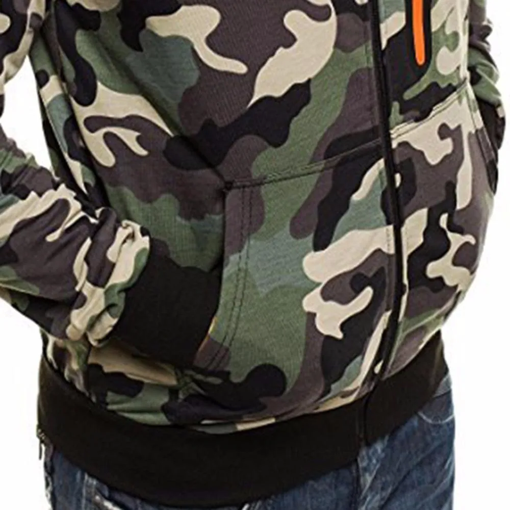 West Louis™ Winter Causal Camo Hoodies