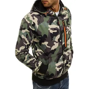 West Louis™ Winter Causal Camo Hoodies