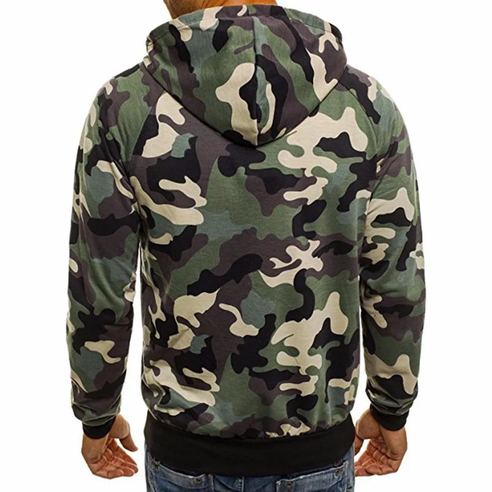 West Louis™ Winter Causal Camo Hoodies