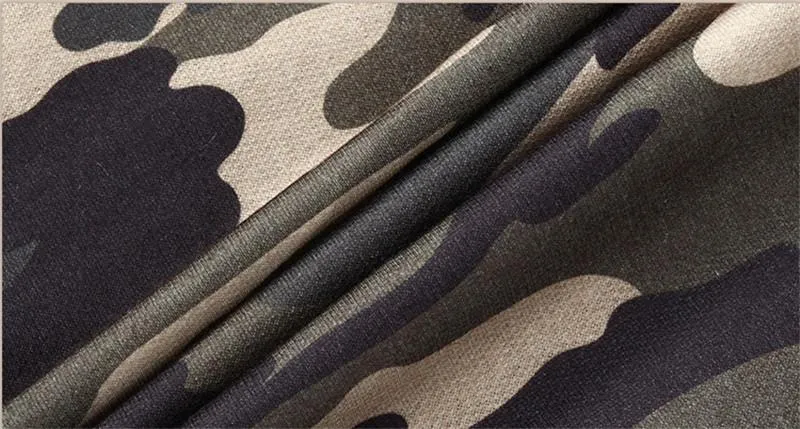 West Louis™ Winter Thick Fleece Camo Hoodie