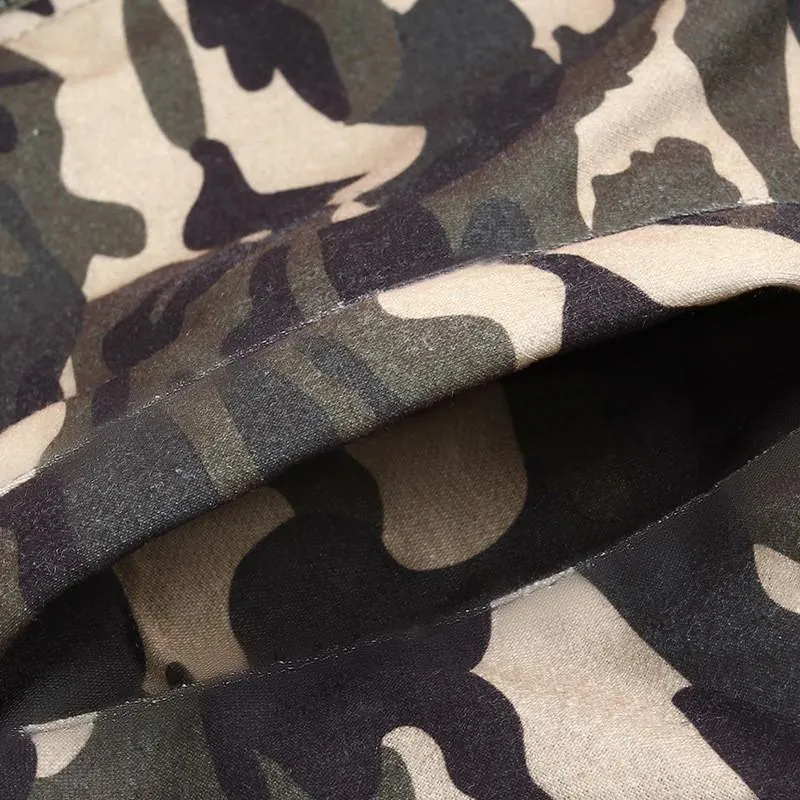 West Louis™ Winter Thick Fleece Camo Hoodie