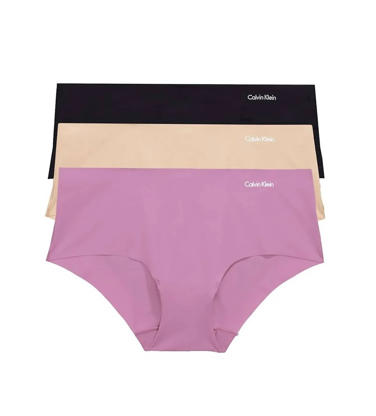 Women's 3-Pack Hipster Invisibles In Iris Orchid Cedar Black