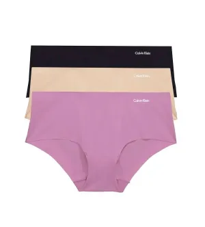 Women's 3-Pack Hipster Invisibles In Iris Orchid Cedar Black