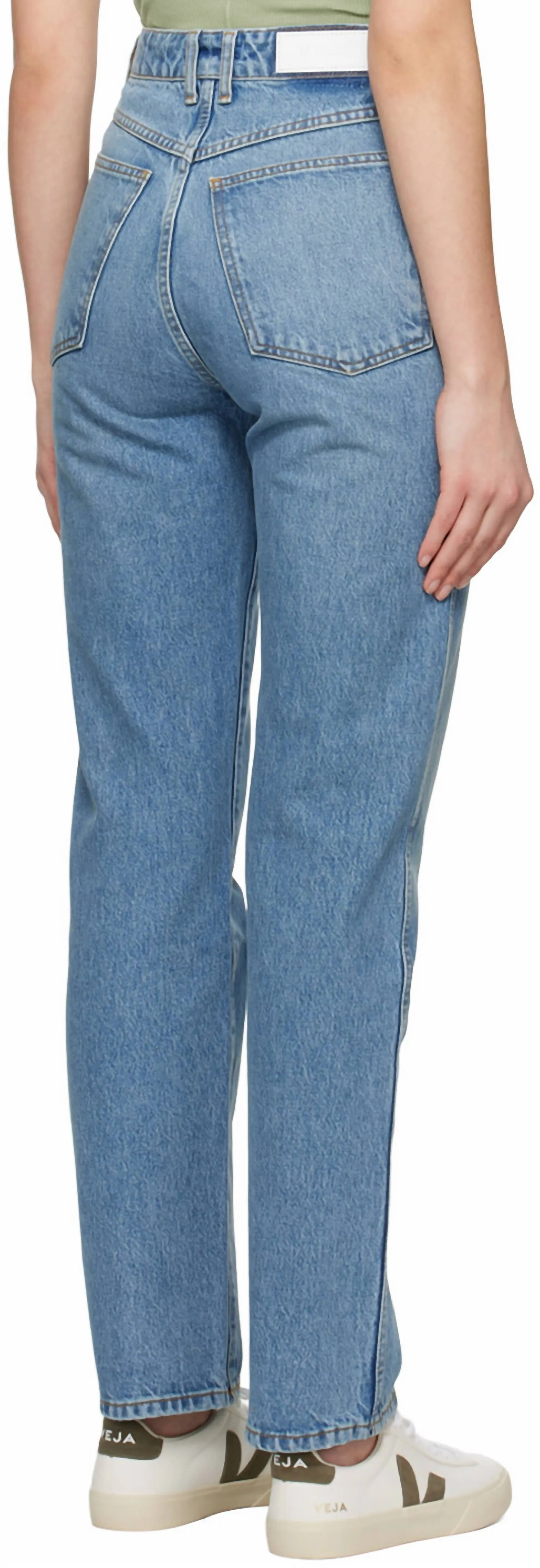 Women's 70S Cigarette Jean In Blue Sea