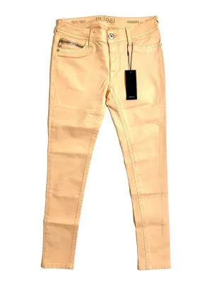 Women's Amanda 360 Comfort 4 Way Stretch Skinny Jeans In Orange