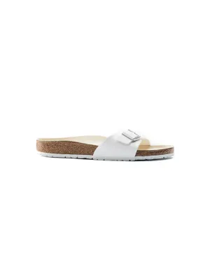 Womens Birkenstock Shoes Birkenstock Madrid Birko-Flor White Sandals