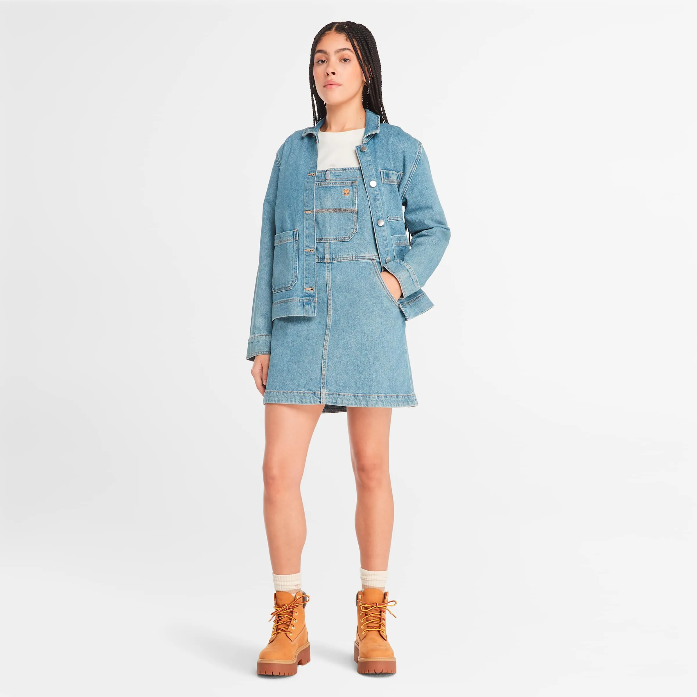 Women's?Denim Chore Jacket with Refibra Technology