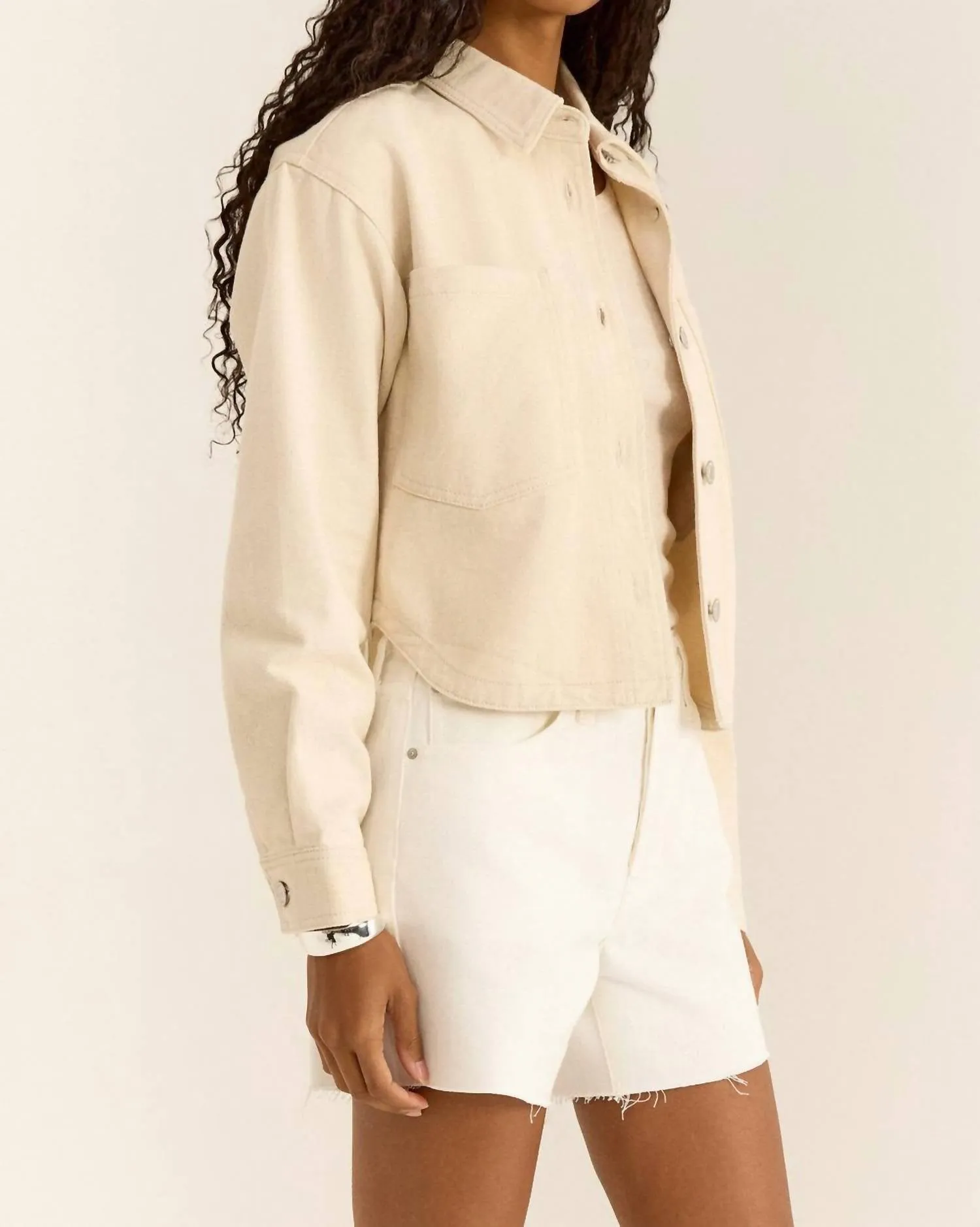Z Supply - Cropped Denim Jacket