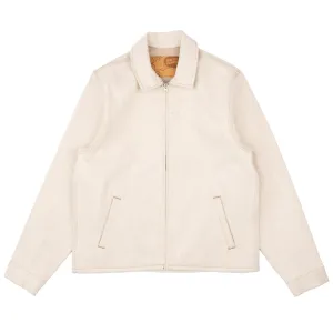 Zip Jacket - All Natural Ecru Foxfibre® Selvedge